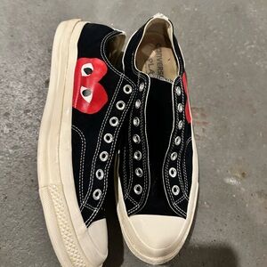 CDG converse  men’s low top size 11